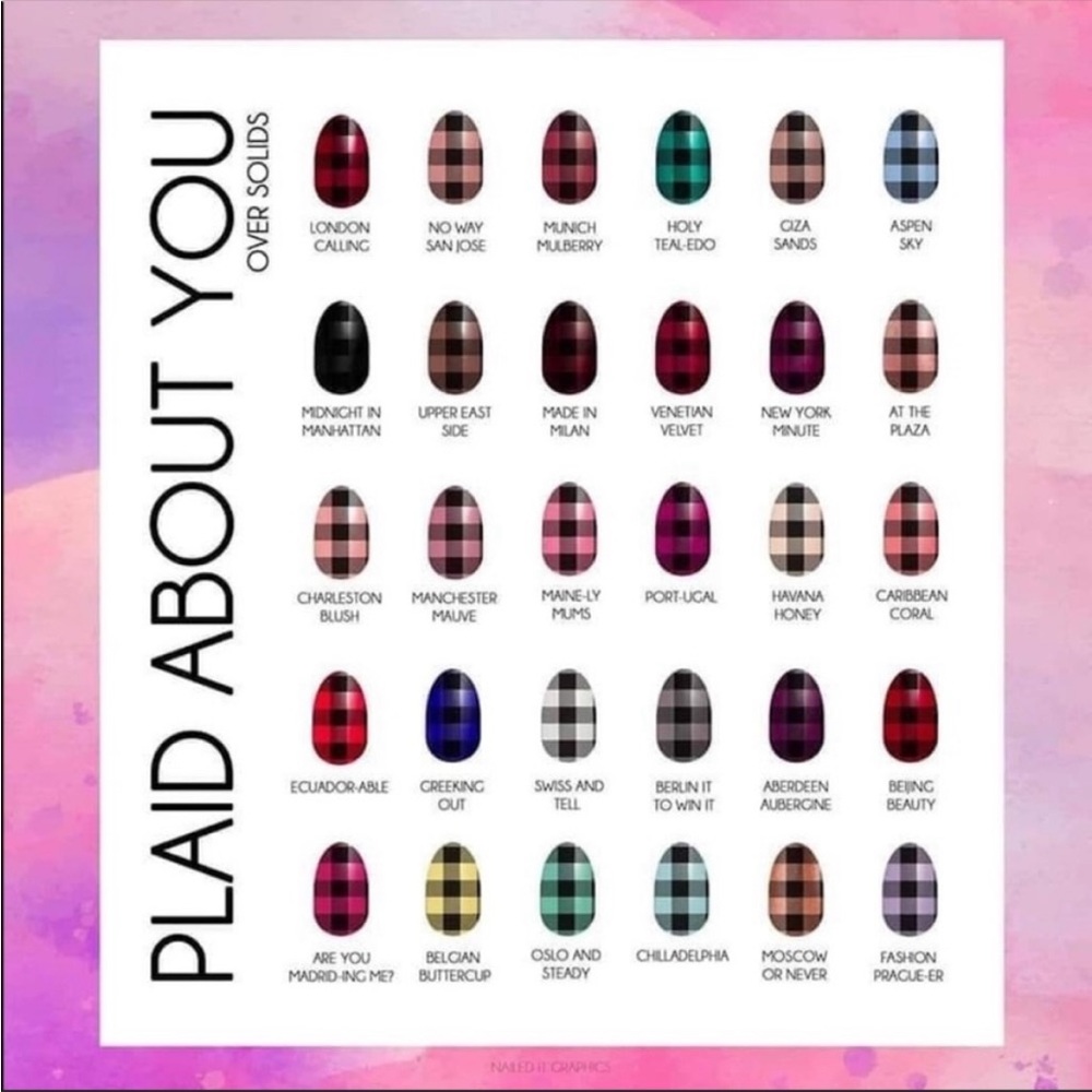 *Retired* Color Street: Plaid About You | Fall Winter Preppy Clear Overlay - Picture 6 of 9